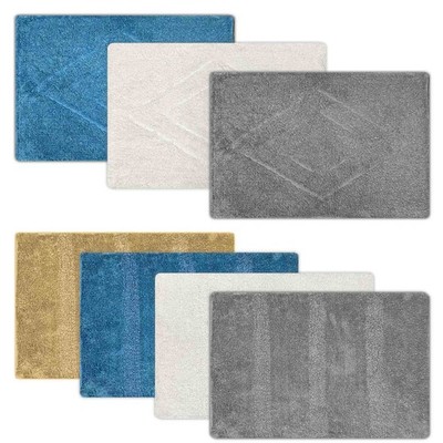 Badezimmer Teppich 60x40 cm Baumwolle Badematte Badvorleger Badteppich Badläufer