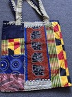 Unique Patchwork Tote/shopping Bag. Genuine South African Shwe Shwe Fabric