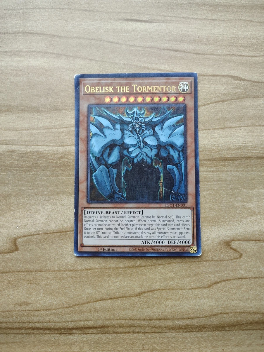 yugioh gay card Yugioh EGO1 Obelisk the Tormentor Deck Core 99 Cards main image 1