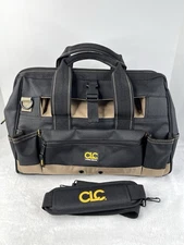 CLC Work Gear 1534 Tool Bag Utility Electric Plumber 16x8x11 Polyester Fabric