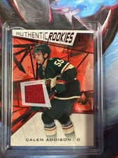 2021-22 Upper Deck SP Game Used Authentic Rookies Red Jerseys Calen Addison