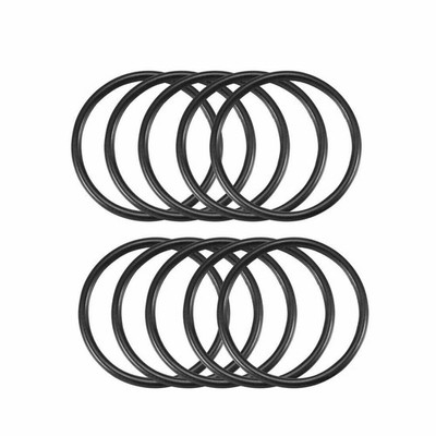 10 Pcs Black Rubber Oil Seal O Ring Gasket Washers 22mm x 19mm x 1.5mm  KD #lk