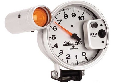 Auto Meter 233911 5'' Tach 10000 RPM Shift-Lite Auto Gage