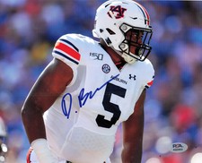 Derrick Brown Signed Auburn Tigers Football Photo PSA Autographed