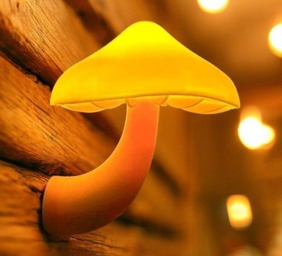 Led Night Light Plug in Mushroom Shape Soft Lamp Motion Sensor Boho Fairycore