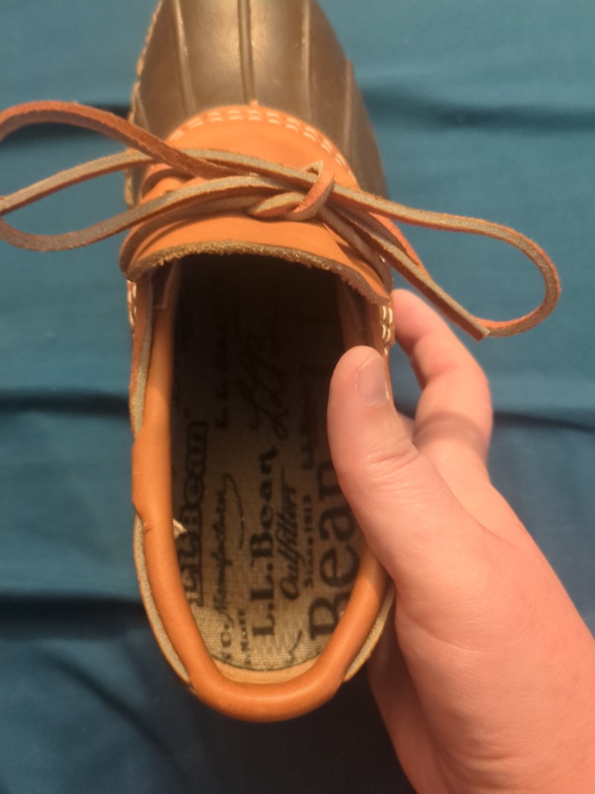 LL Bean Boots Low Duck Moc Made in Maine USA Rain Mud Muck Women's 6.5