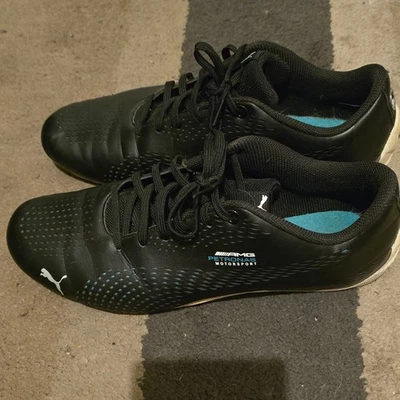 PUMA Mercedes AMG Petronas Black Men's Trainers UK 8 EU 42 306445-02 - Image 1 of 4