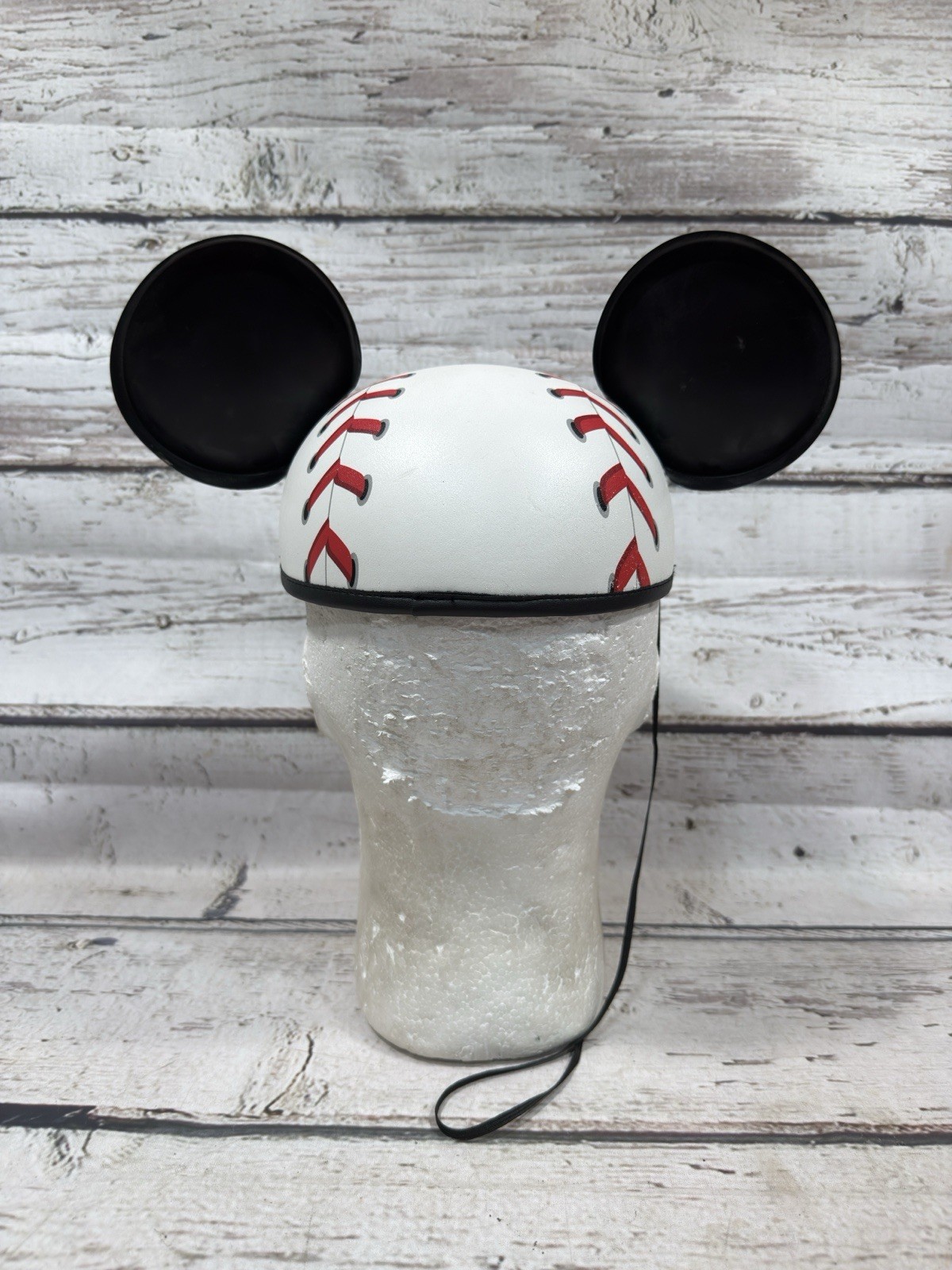 Mickey Mouse Ears Baseball Print Walt Disney World Parks Adult Hat Cap - OS image 5