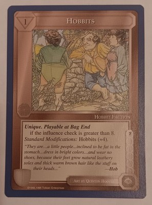 Hobbits - Middle Earth CCG card (1995 ICE) MECCG The Wizards Unlimited 