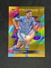 2024 Topps Finest UEFA Club Competitions - Julian Alvarez #29 Gold Refractor /50