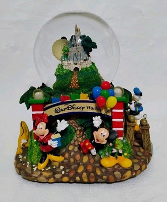 Disney World Light Up Musical Snow Globe Zip A Dee Doo Dah-Has Damage 