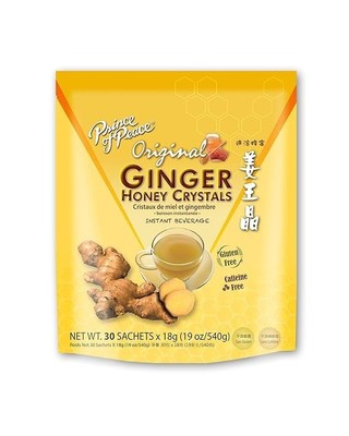 Prince of Peace Ginger Honey Crystals, 30 Sachets, Instant Brew Free Shipping