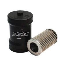 SYSTEM ONE Billet Fuel Filter - 10-Micron No Bypass 209-510B