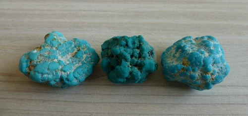 Natural Turquoise Botryoidal Nuggets  31 gram  (DIFFERENT COLORS)