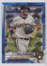 2021 Bowman Sapphire Edition Chrome Prospects Brice Turang #BCP-10 7k6