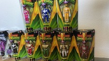 Power Rangers Bandai Figures Complete Set Original Box MMPR Bundle White Ranger Red Range