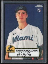 2021 BASE Jordan Holloway RC Miami Marlins #110