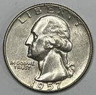 1957 D Washington Quarter