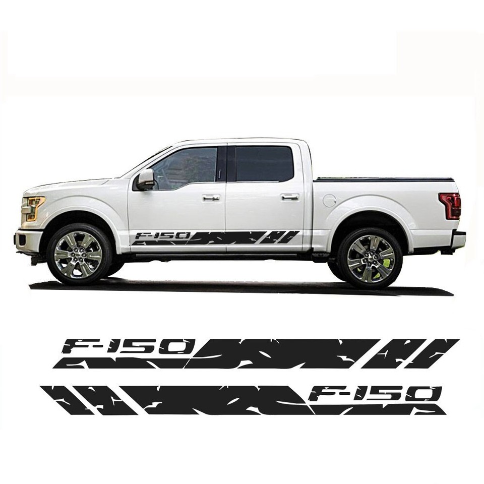 2pcs For Ford F150 F-150 Vinyl Decal Sticker Graphics Kit Sport Side ...