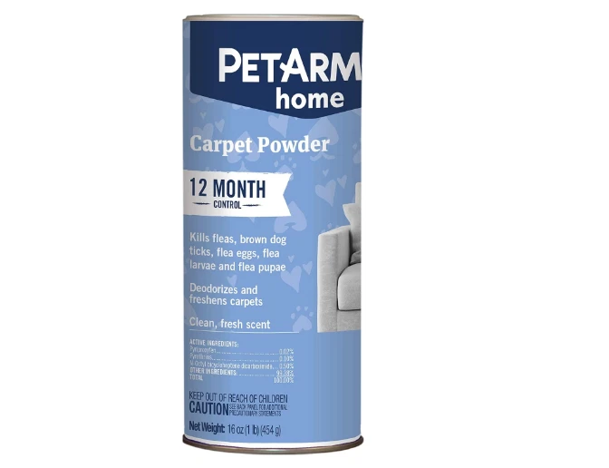 家用地毯粉适用于跳蚤和蜱虫,保护您的家免受跳蚤的侵害,除臭 — 第 2/4 张图片