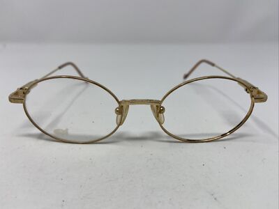 Mickey Mouse 96 DEMI AMBER 120 Gold/Amber Full Rim Eyeglasses Frame VE06 