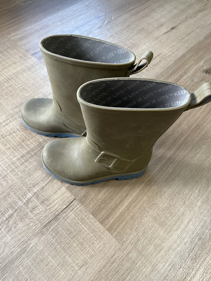 Native Boots Barnett Green Toddler Rain Boots Size C10 - Image 2 of 4