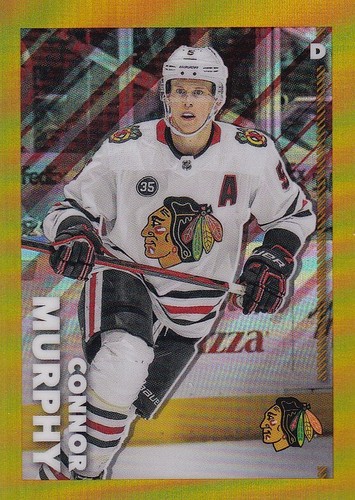 2022-23 Topps Chrome NHL Sticker Gold Refractors /50 MADE-YOU PICK-AUCTION #1/2 - Picture 46 of 181