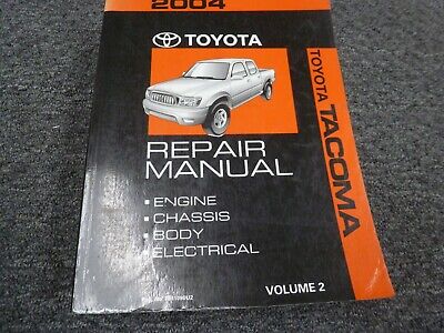 2004 Toyota Tacoma Truck Transmission & Engine Service Repair Manual