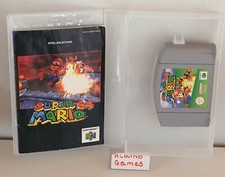 ebay® Auktion 165011528293 | N64 Super Mario 64 Spiel Modul+Anleitung Nintendo 64 PAL C3348 Thumbnail of ebay® auction 165011528293 | N64 Super Mario 64 Spiel Modul+Anleitung Nintendo 64 PAL C3348
