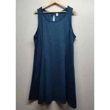 Old Navy Knit Midi Dress Women XXL Blue Sleeveless Thick Cocktail Party Feminine