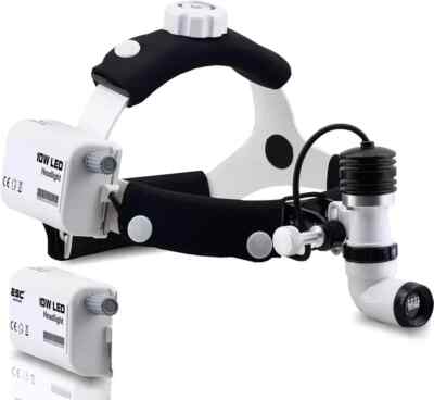Surgical Headlight Dental Headlamp Wireless Portable Cold LED Light Source Ent,
