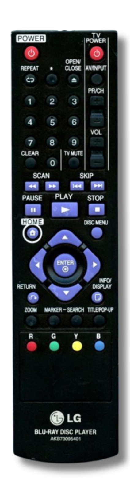 Оригинал для LG Blu-Ray AKB72033901 | AKB72911501 | AKB73095401