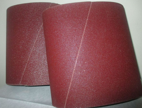 Premium 80 grit Sandpaper Belts 8" X 19" 10-pack for EZ8 floor sander - 第 1/3 張圖片