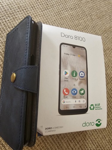 Doro 8100 4G Unlocked Smartphone Seniors 6.1" GPS Cam IP54 Android Black - Afbeelding 5 van 10