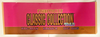 Vintage 1996 Namco Classic Collection Vol 2 Game Sign Pac Man  30" x 10"