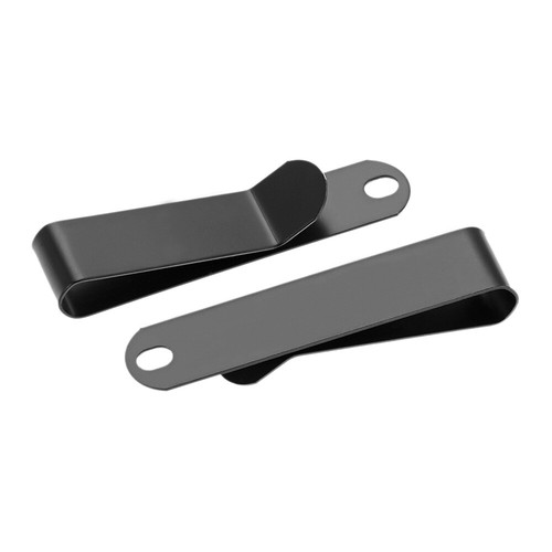 2Pcs Belt Clip Holster Sheath Belt Clip Clasp Spring Buckle Hook 67*15mm Black - Picture 5 of 10