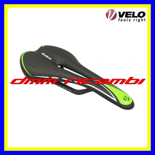 Sella Bici VELO VL1220 Rail Carbonio Strada MTB BDC Sellino Nero/Verde  gr.165 | eBay