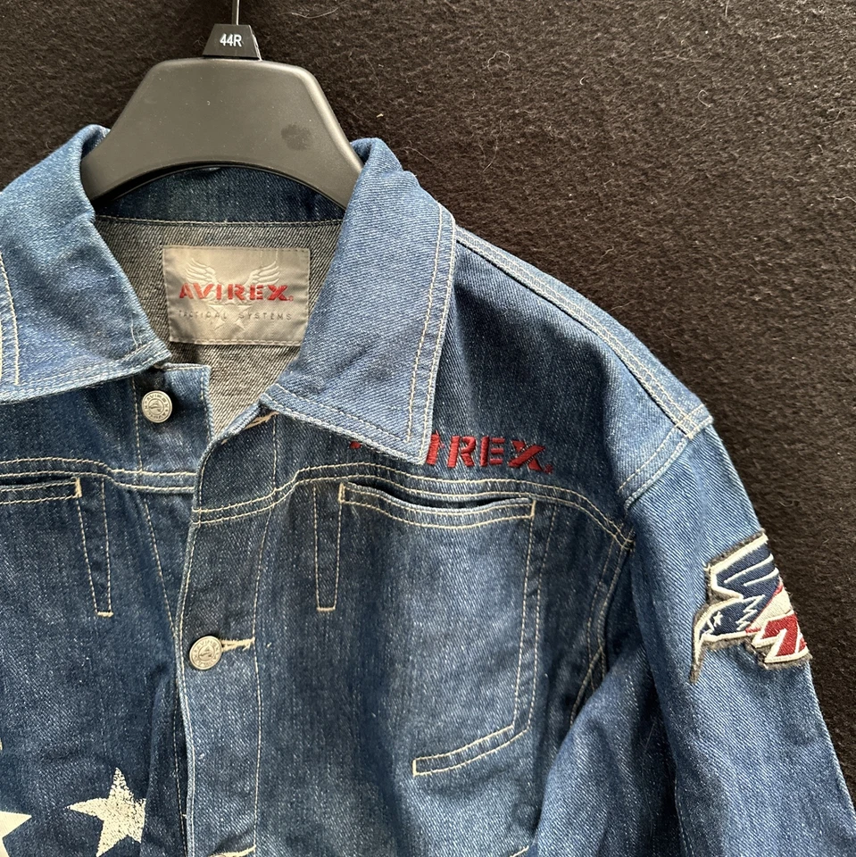 Chaqueta vaquera Avirex EE. UU. talla mediana niño 12/14 Foto 2 de 4