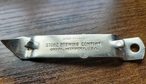 Vintage STORZ BREWING COMPANY Bottle Can Opener Bar Advertising Omaha, Nebraska - Picture 4 of 9