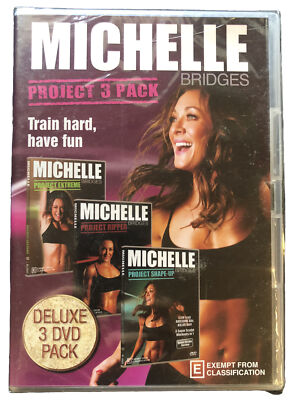 Michelle Bridges Project 3 Pack DVD | Training All Region Brand New Sealed