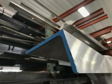 6061 T651 Aluminum Angle 3"X 5"X 6" Long 1/4" Thick