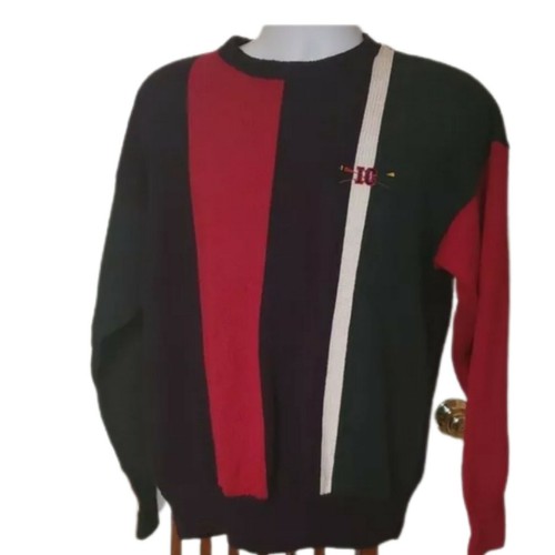 Ivy Crew Men's Vertical Stripe Crewneck 