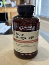 Nature's Sunshine Super Omega 3 EPA 180 Softgels