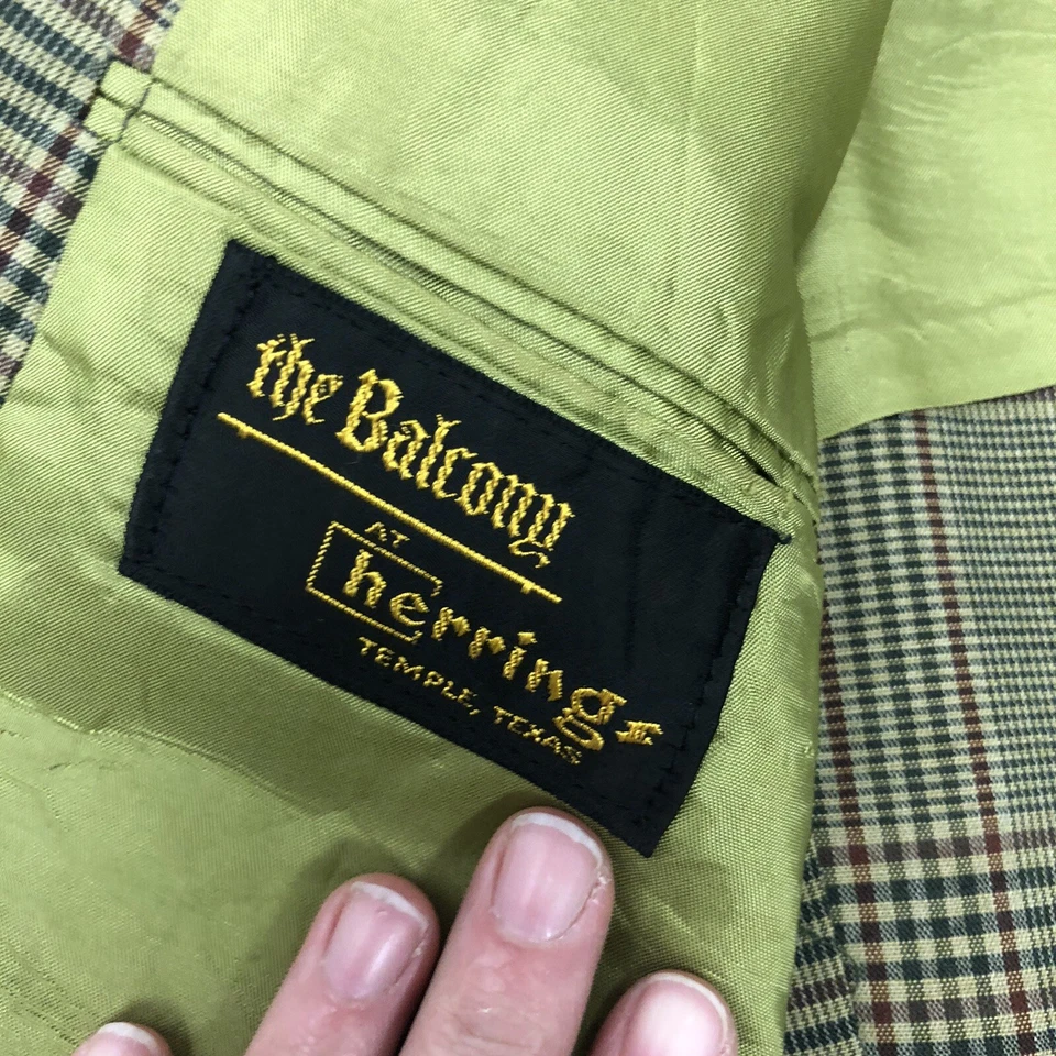 Abrigo Deportivo Verde SAGE Balcón Años 50 Chaqueta ROCKABILLY OVERCHECK de Colección Foto 2 de 4