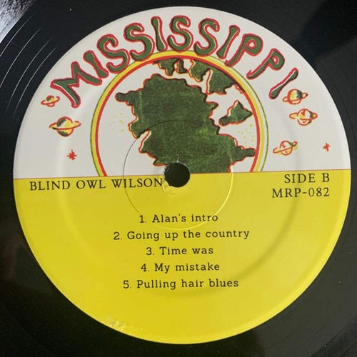 Blind Owl Wilson - Blind Owl Wilson (LP) - Picture 4 of 4