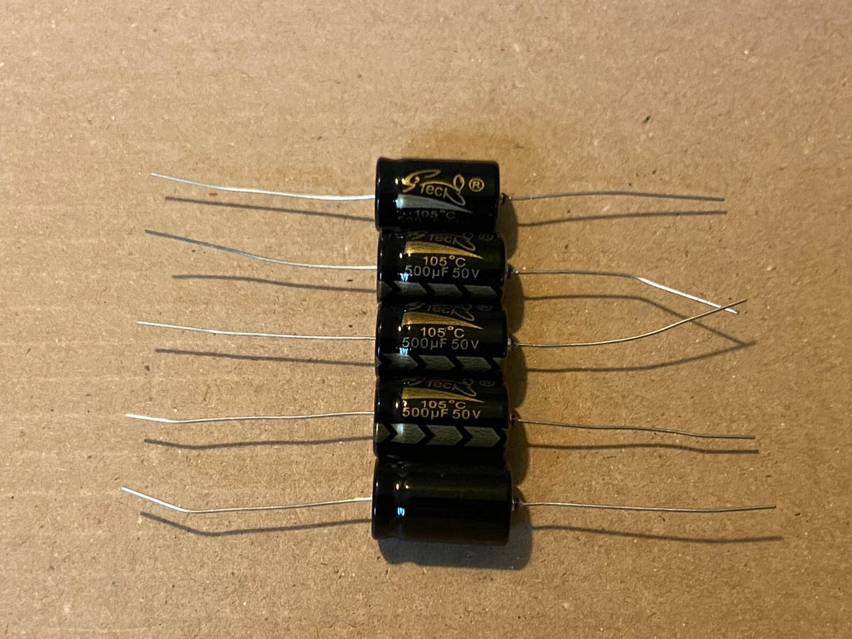 Mallory TC4990 500uF 150V Axial Electrolytic Capacitor | High-Voltage Audio & Electronics Part