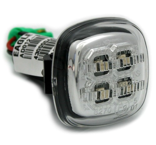 2x LED Voyants Chromée Fumee pour Skoda Fabia Pratique Octavia Rapide Roomster - Bild 2 von 5