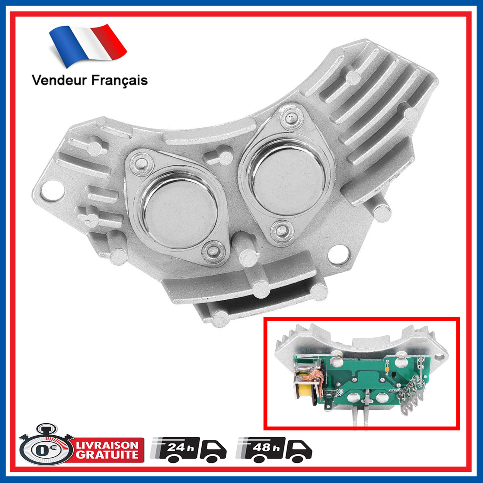 Résistance De Chauffage Ventilation Pour Citroën/Peugeot - Réf 644178, NEUF, Garantie 2 Ans