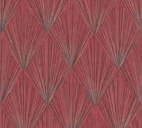 Vliestapete FäCher Grafisch Rot Schwarz Metallic Livingwalls 37864-2 (4,09€/1Qm)