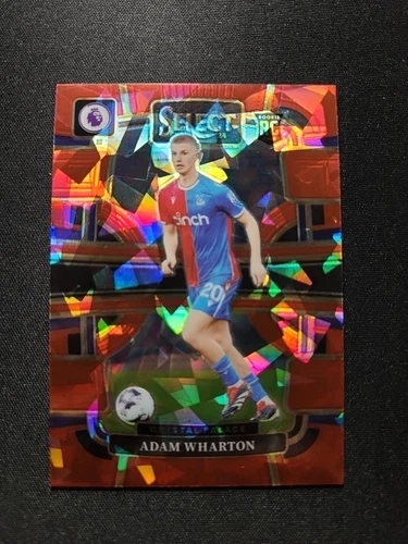 2023-24 Panini Select EPL Adam Wharton RC (2) Red Ice Prizm & Terrace #38